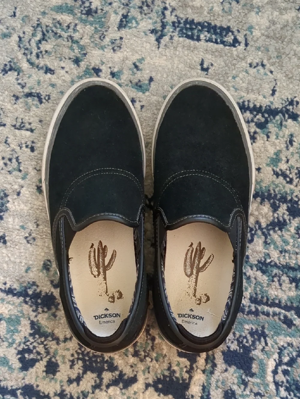 Emerica Wino G6 Slip On Skate Sneaker Shoe Black Waffle Sole Size 7